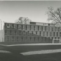 Meneely Hall prior to the Mars Arts and Humanities Addition. Unidentified Photographer. Photograph. ca. 1959. Meneely Hall prior to the Mars Arts and Humanities Addition. Unidentified Photographer. Photograph. ca. 1959.