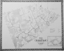 Map of the town of Norton, Bristol County, Mass., in 1855. Survey completed by H.F. Walling.