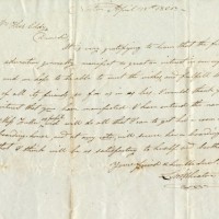 Letter from Laban Morey Wheaton to Mr. Eddy regarding enrollment of Mary Jane Fuller. April 18, 1835.