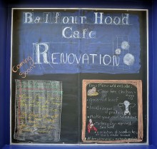 Balfour Hood Cafe soft opening