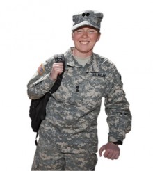 Wheaton ROTC officer