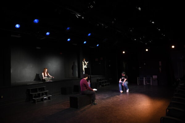 Students perform in the New Plays Festival, 2023.