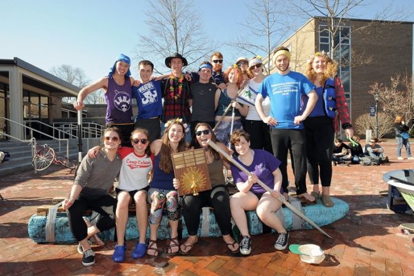 Wheaton College Spring Weekend Head of the Peacock Regatta.