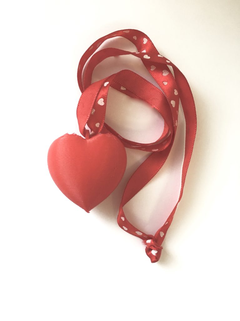 3D Valentine Heart printed by Jacob Loberti