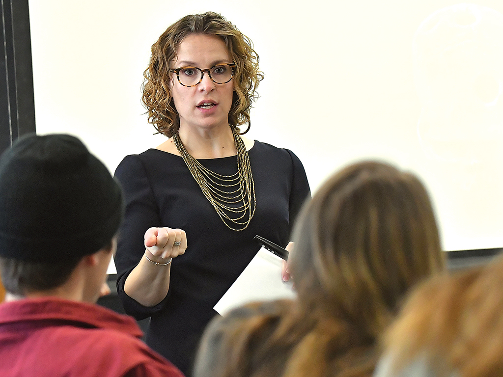 Assistant Professor of Psychology Christina Riggs Romaine