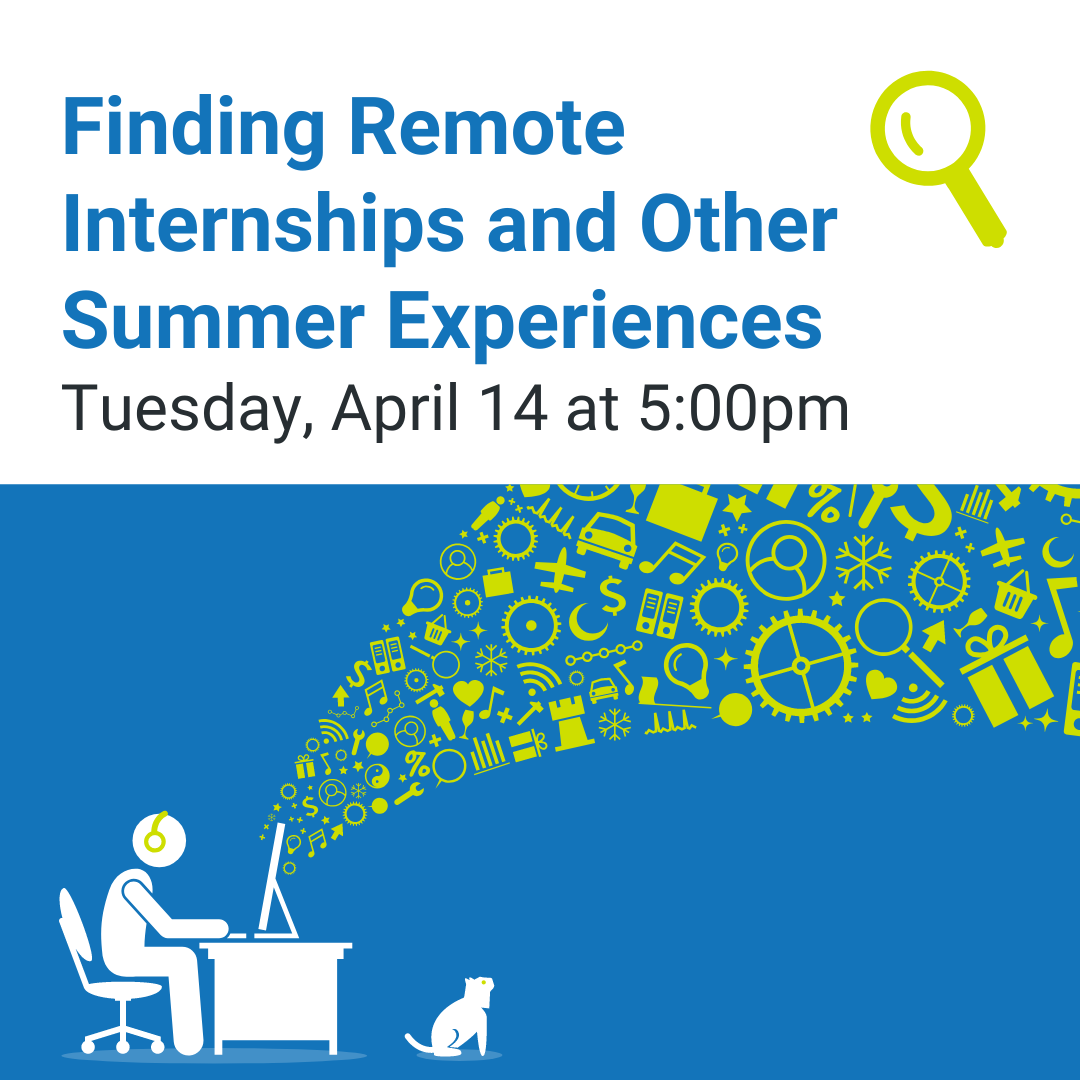 Finding Remote Internships and Other Summer Experiences Marketing Image