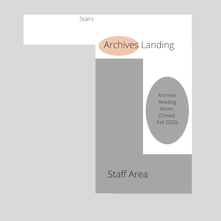 Map of Library Archives Level