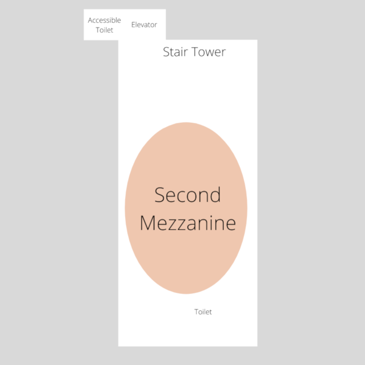 Map of Library Second Mezzanine Level