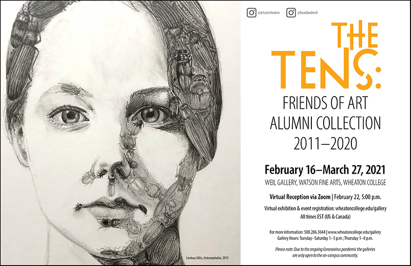 Poster for gallery exhibition The Tens.