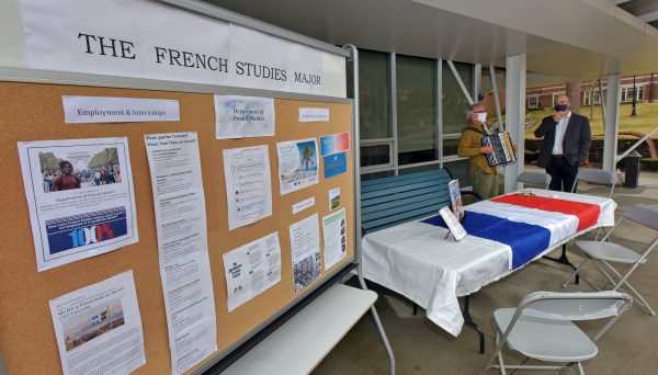 Spring MAP Day. French studies table.