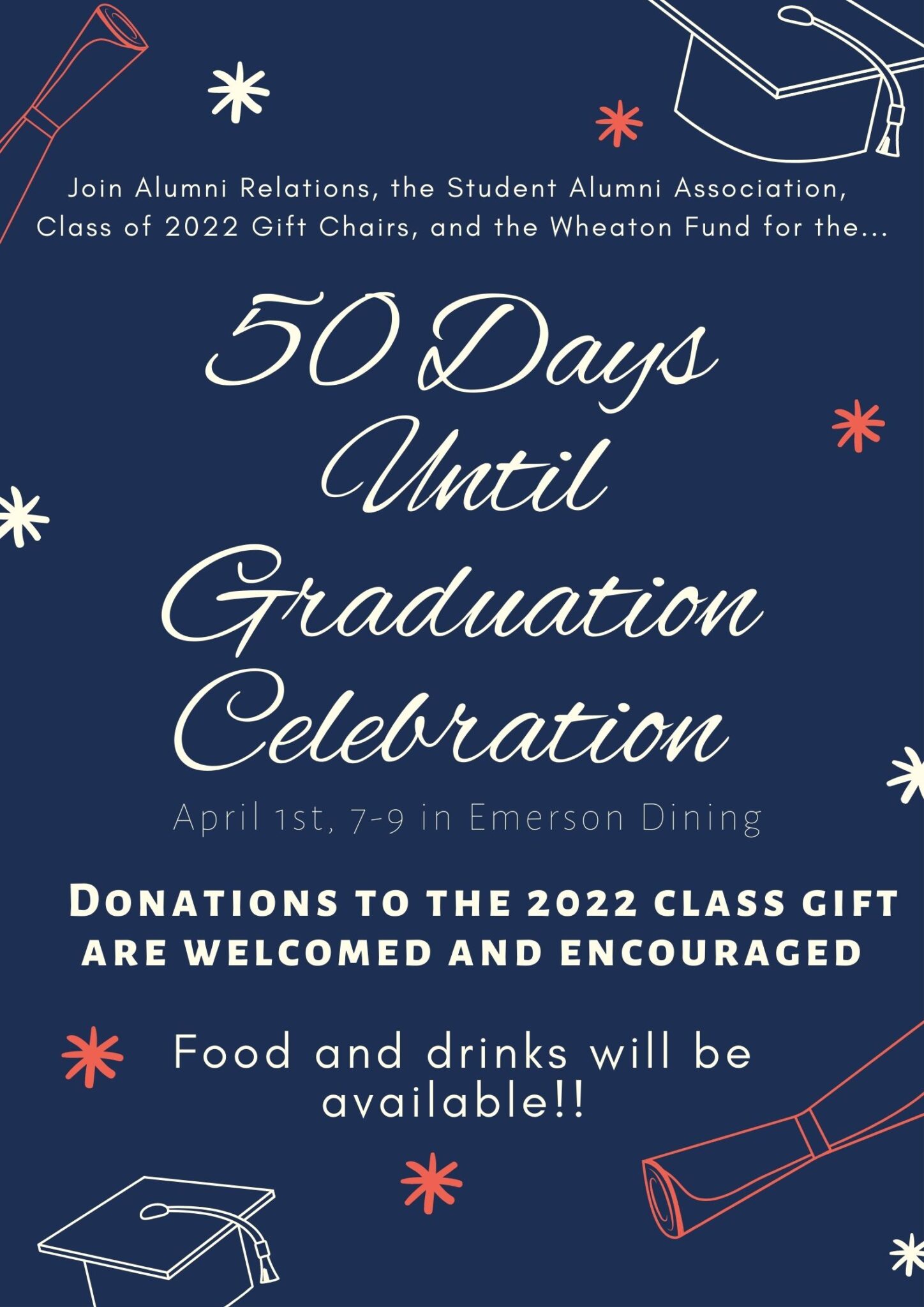 Class of 2022 50 Days until Graduation Celebration Wheaton College