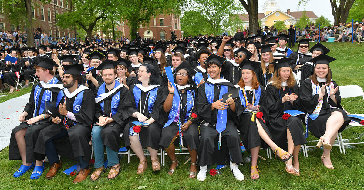 Commencement in pictures Wheaton College Massachusetts