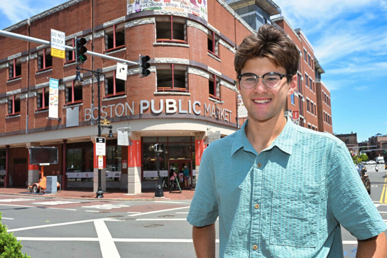 Finn Towle ’24 hones marketing skills in Boston