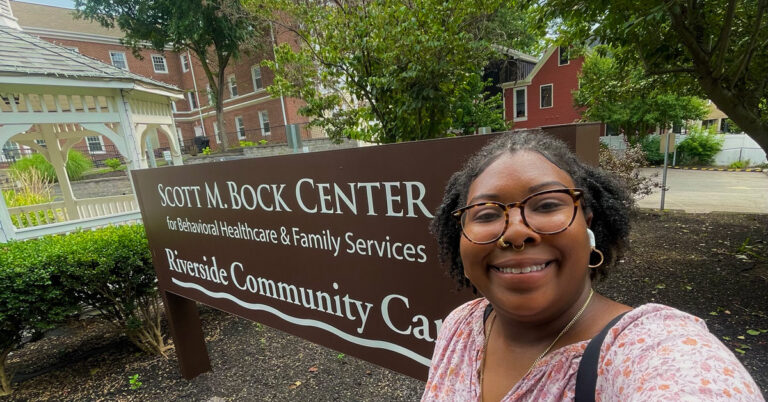T’nysha Peete ’25 supports mental well-being at internship