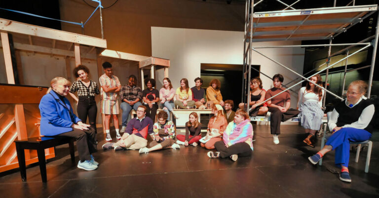 Stage set for Wheaton’s production of “Rent”