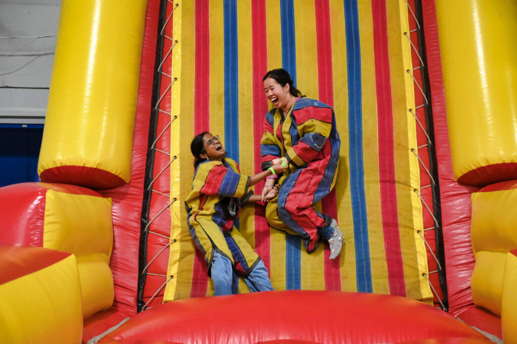 Fall Fest 2023 sticky wall inflatable