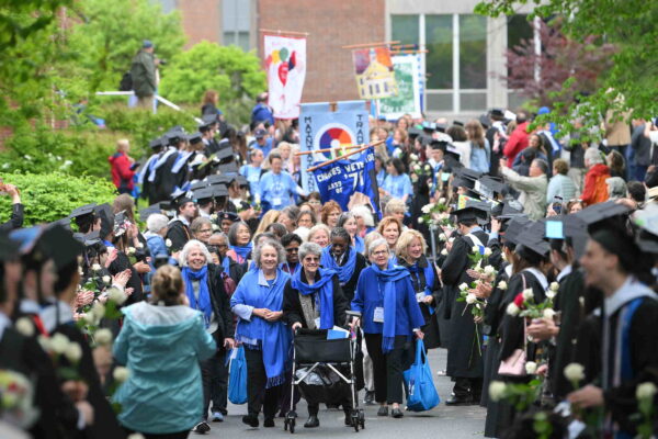 Wheaton College alumni procession