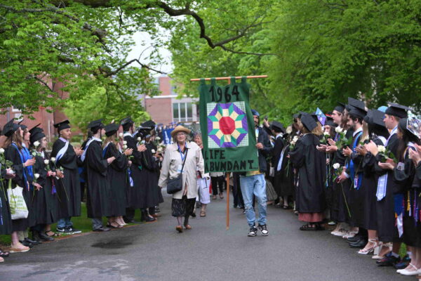 Wheaton College Class of 1964 and its banner