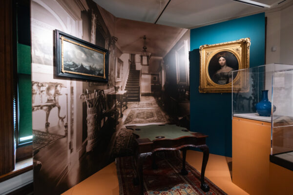 Items from the Charles Pendleton House in Providence are displayed.