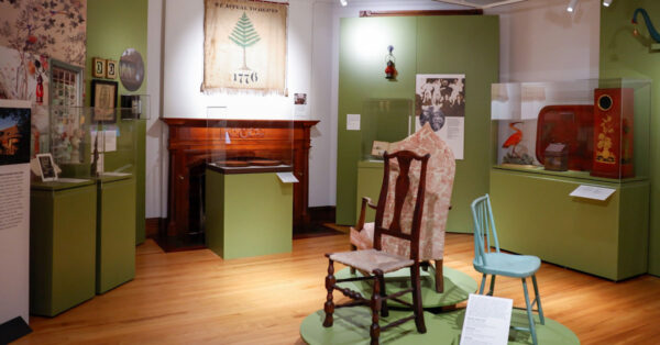 Items from Beauport, the Sleeper-McCann House, in Gloucester, Mass., are displayed.