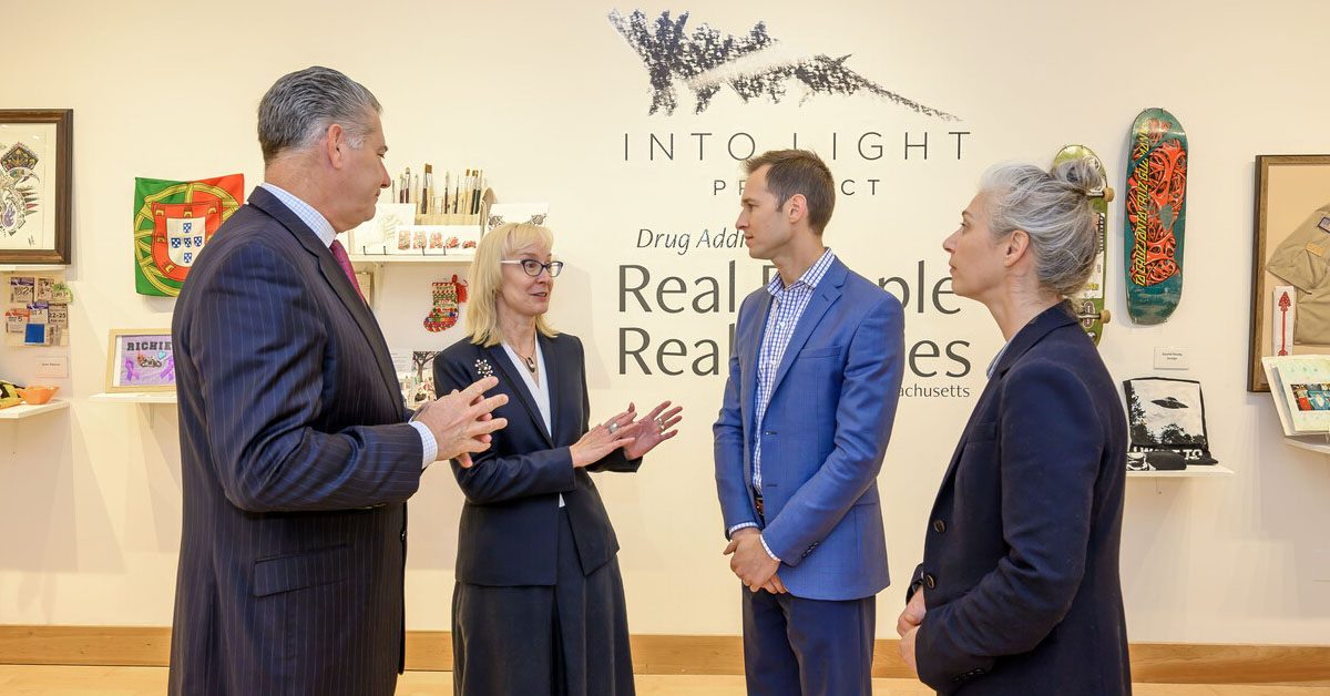 Peter Koutoujian, Michaele Whelan, Jake Auchincloss and Elizabeth Hoy